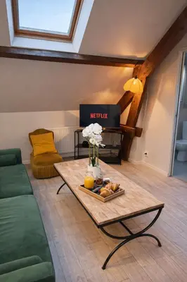 Coin salon dans l'établissement Le Maréchal Deluxe