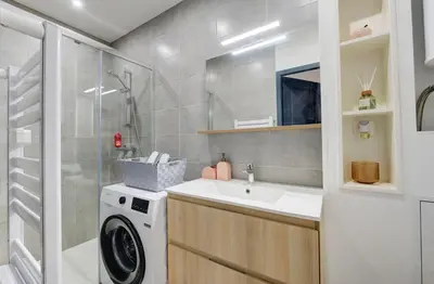 Salle de bains dans l'établissement Le Sésame