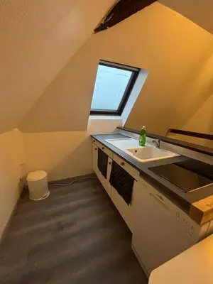 Cuisine ou kitchenette dans l'établissement Appartement Numéro 3, centre chateau-renault