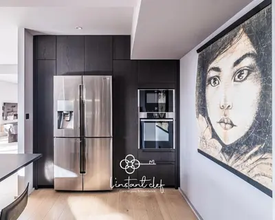 Cuisine ou kitchenette dans l'établissement Appartement d Exception - Hyper Centre - 3 suites, Parking & Billard