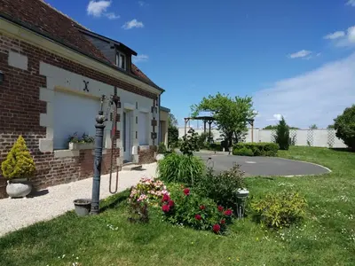 Jardin de l'établissement Le Paradis de bois guyon