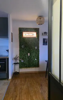 Cuisine ou kitchenette dans l'établissement Le 7e art * home cinéma * centre-ville * Netflix