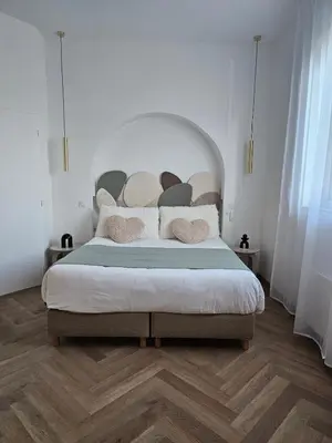 Un ou plusieurs lits dans un hébergement de l'établissement Romantique vertige #Nüit#suite#luxe