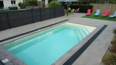 Piscine de l'établissement Chambre d'hôte à la campagne ou située à proximité