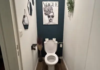Salle de bains dans l'établissement Le Rempart de Tours - Proche Gare - Terrasse
