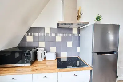 Cuisine ou kitchenette dans l'établissement L'appart Blésois