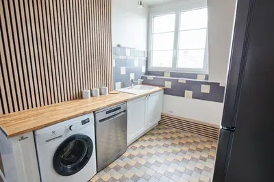 Cuisine ou kitchenette dans l'établissement L'appart Blésois