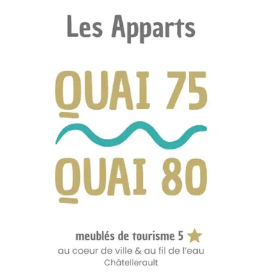 Plan de l'établissement Appartement Quai 75 - 5 étoiles - Vue Vienne