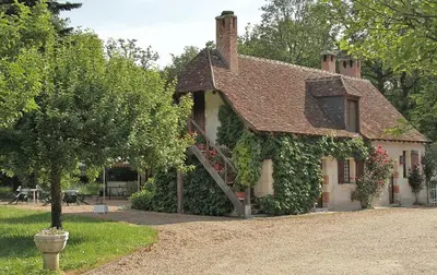Jardin de l'établissement Auberge Marcheroux