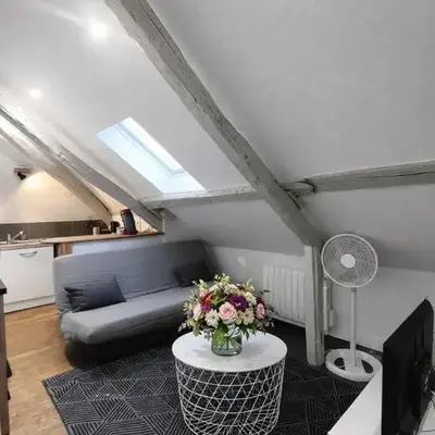 Charmant nid sous les combles – Centre & gare