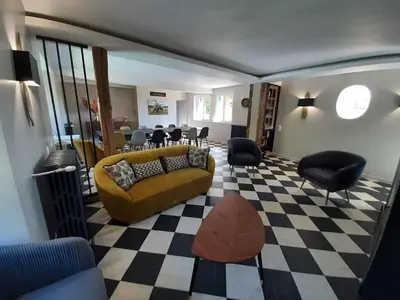 Coin salon dans l'établissement La Boivinière