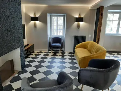 Coin salon dans l'établissement La Boivinière