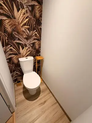Salle de bains dans l'établissement Appartement cosy au cœur du Mans Proche Centre-Ville