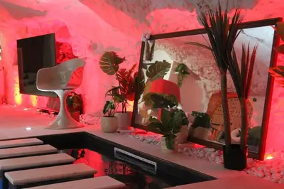Plan de l'établissement L alcove des Sens Love Room Jacuzzi sauna