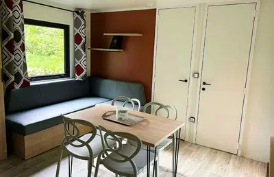 Plan de l'établissement Mobile home Prestige 2 chambres 5-7 personnes