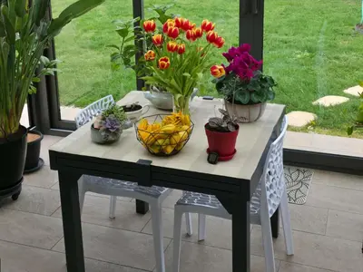 Jardin de l'établissement Chambre proche circuit 24h du mans