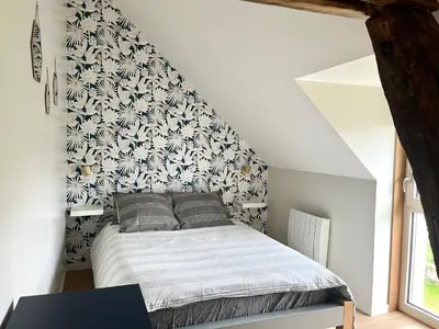 Un ou plusieurs lits dans un hébergement de l'établissement La Maison Agoméa
