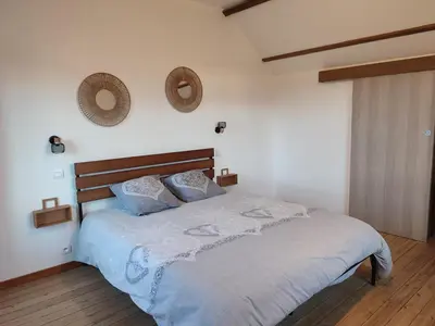 Un ou plusieurs lits dans un hébergement de l'établissement Gîte Val de Loire 
