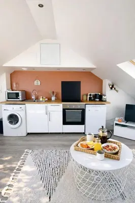 Cuisine ou kitchenette dans l'établissement Le cocon San Francisco