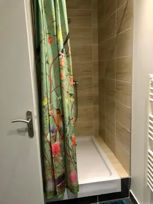 Salle de bains dans l'établissement Au Passe-Temps