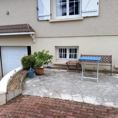 Terrasse ou espace extérieur de l'établissement Vive le vert pomme !
