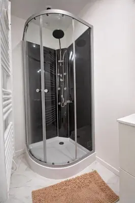 Salle de bains dans l'établissement Tiny House Marie