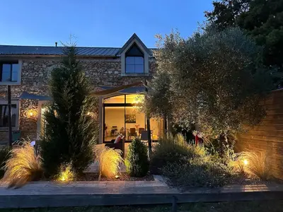 Jardin de l'établissement Maison d'architecte