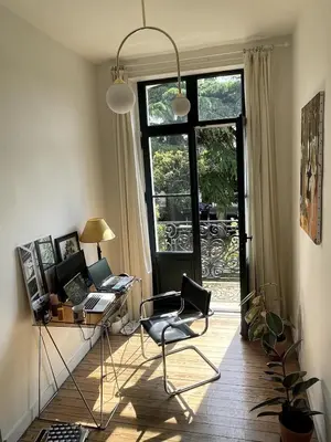 Coin salon dans l'établissement Villa Folies Moderne 3 chambre proche gare