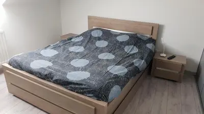 Un ou plusieurs lits dans un hébergement de l'établissement Chambre chez l'habitant 24h mans