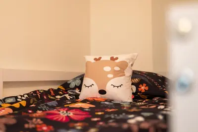 Un ou plusieurs lits dans un hébergement de l'établissement 4 Bis - Maison moderne cozy avec extérieur