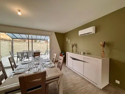 Coin salon dans l'établissement Maison Verde - Maison moderne cozy avec extérieur