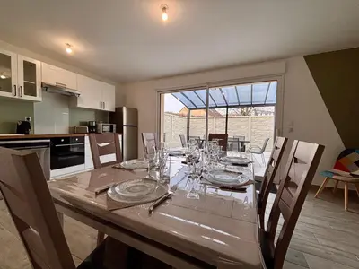 Cuisine ou kitchenette dans l'établissement Maison Verde - Maison moderne cozy avec extérieur