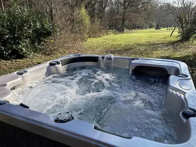 Plan de l'établissement Grand gite rénové, jacuzzi, jardin, rivière, calme