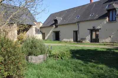 Jardin de l'établissement Ferme rénovée Accueil bien-être