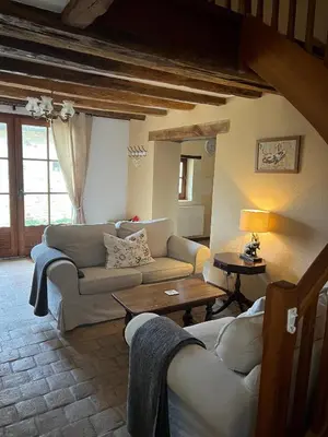 Coin salon dans l'établissement La Richardiere - Le Martinet