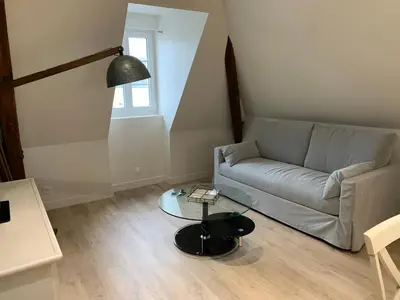 Coin salon dans l'établissement au coeur de vallière