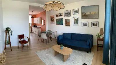 Coin salon dans l'établissement Vue rare sur la Loire et Blois - Unique !
