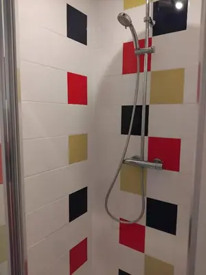 Salle de bains dans l'établissement Petite maison en cœur de ville