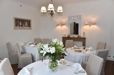 Coin salon dans l'établissement Villa des Glycines