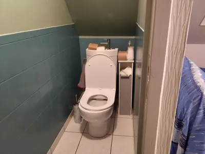 Salle de bains dans l'établissement chambre évènement circuit le mans