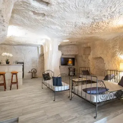 Maison troglodyte de luxe 10 pers proche Amboise
