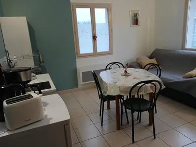 Coin salon dans l'établissement Chez Wan'Elle