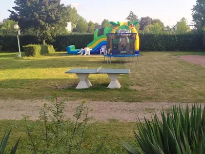 Aire de jeux pour enfants de l'établissement Mobil-home PMR 28m², 4 pers, Terrasse - API-1-52-1728
