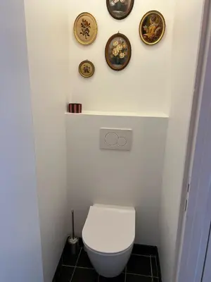 Salle de bains dans l'établissement Charmant T2 - Centre ville Tours
