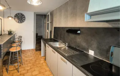 Cuisine ou kitchenette dans l'établissement Charmante Maison De Ville