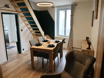Coin salon dans l'établissement Au 24 a connerre
