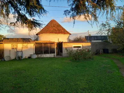 Jardin de l'établissement le pigeonnier de st Romain