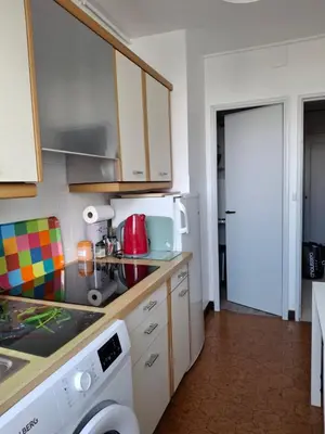 Cuisine ou kitchenette dans l'établissement Lumineux et spacieux