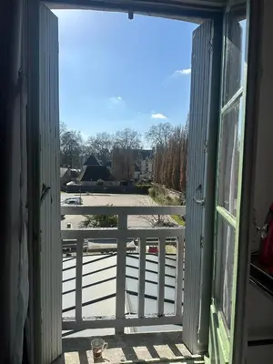 Balcon ou terrasse dans l'établissement T3 vue sur le Château d'Azay-le-Rideau ! Avec 2 SDB