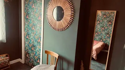 Un ou plusieurs lits dans un hébergement de l'établissement Location chambre 24H du Mans